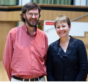 Graham Wroe and Caroline Lucas MP